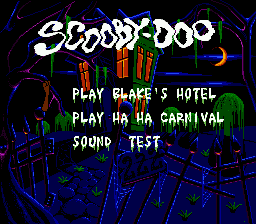 Scooby Doo Mystery (USA) Title Screen